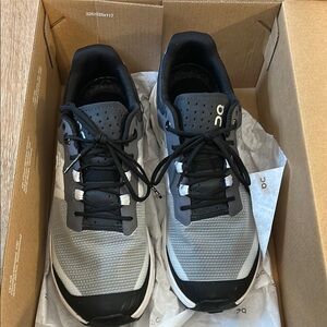 On Running womens Black and Gray Shoes